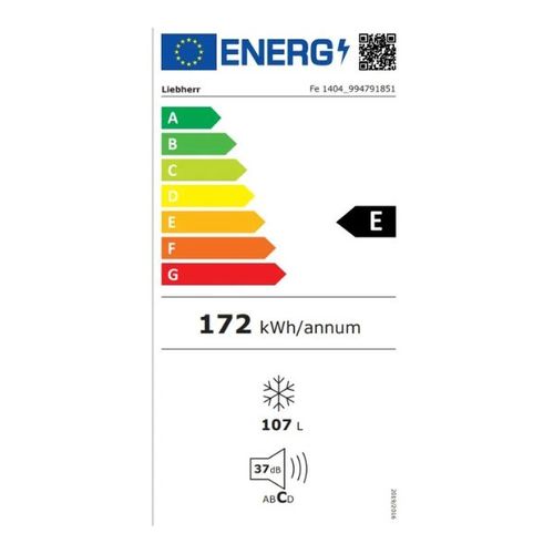 מקפיא 4 מגירות 107 ליטר Liebherr FE1404 לבן 