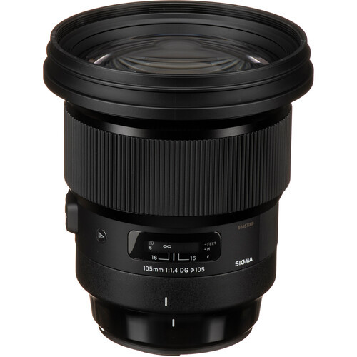 עדשה Sigma 105mm f/1.4 DG HSM Art למצלמות Nikon - יד שניה