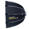 סופטבוקס פתיחה מהירה 70 ס"מ Triopo SUNLIGHT Parabolic Quick Open Softbox כולל גריד