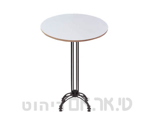 שולחן בר בולוניה פלטהעגולה קנט חשוף