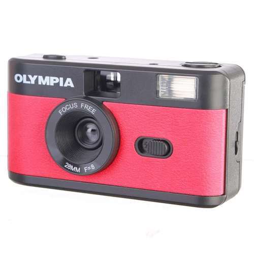 מצלמת פילם 35mm מבית Olympia בעיצוב רטרו