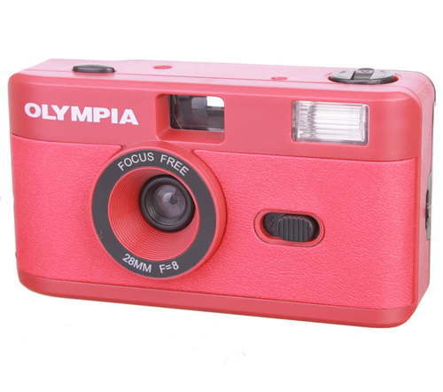 מצלמת פילם 35mm מבית Olympia בעיצוב רטרו