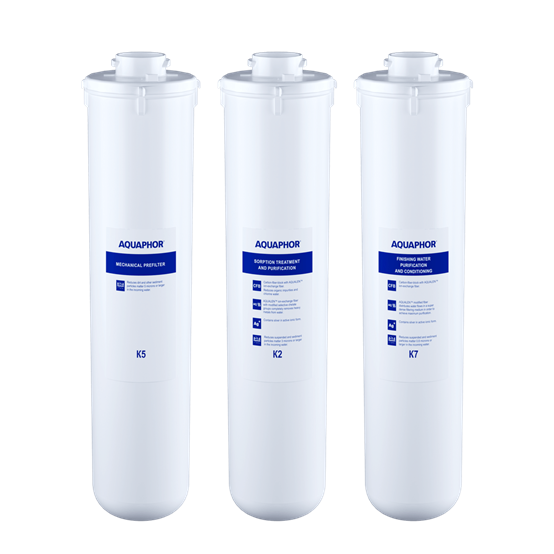 סט סננים למערכת סינון Aquaphor Crystal A