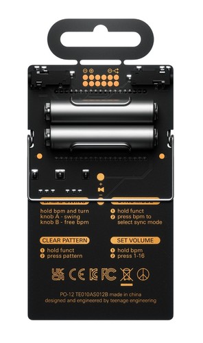 Teenage Engineering PO-12 Rhythm Pocket Operator 