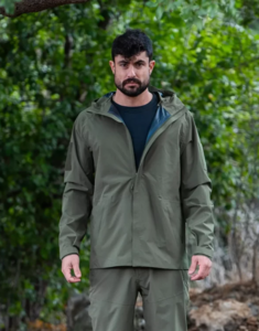  מעיל גשם לצבא  Outdoor Tactic זית גברים