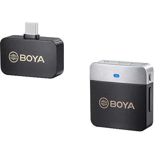 סט משדר ומקלט מיקרופון אלחוטי לאנדרואיד BOYA BY-M1V3