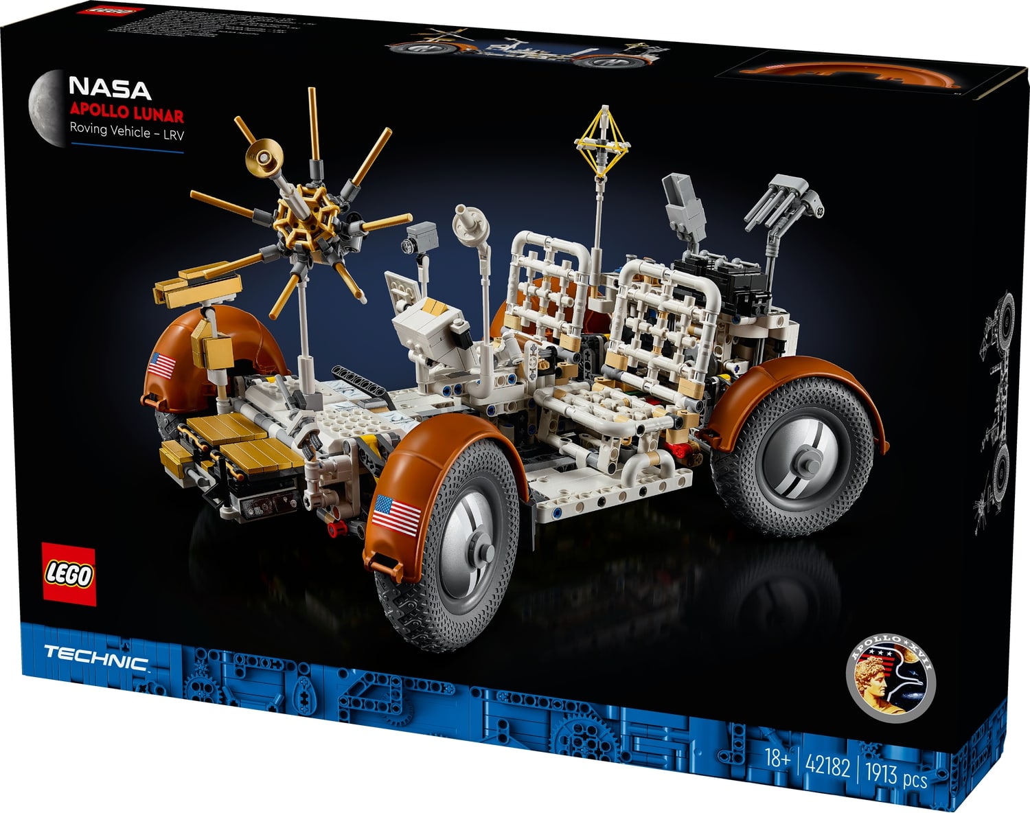 לגו טכני - רכב נודד בירח של NASA Apollo (42182)