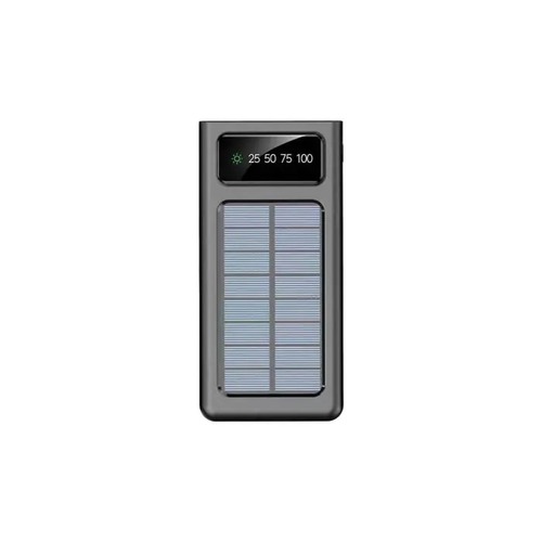 מטען נייד סולארי GPLUS 10000mAh P89 כולל כבלים מובנים ופנס 