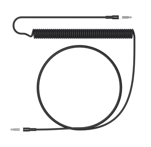 Teenage Engineering slim 4-pole audio cable curly