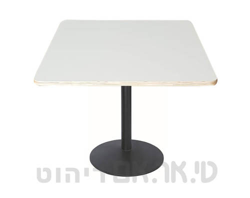 שולחן רגל גמבו-פלטה מרובעת קנט חשוף