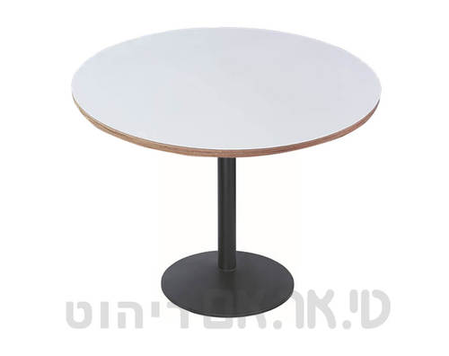 שולחן רגל גמבו-פלטה עגולה קנט חשוף