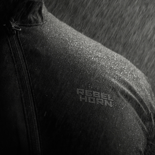 מעיל רב עונתי רבל הורן שחור / אפור / צהוב- REBELHORN HIKER IV TEXTILE JACKET