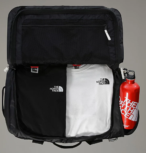 תיק נסיעות BASE CAMP VOYAGER DUFFEL 42L  שחור לבן - The North Face