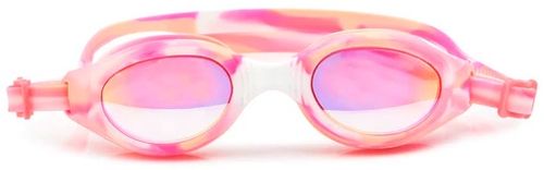 משקפת בריכה מעוצבת לילדים 100% סיליקון עם הגנת UV ומונע אדים - ממתק ורוד (גיל 8+) 