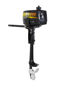 מנוע ימי לסירות גומי וקיאקים הכי חזק ברמתו GENOVO 2HP מנועים PARSUN