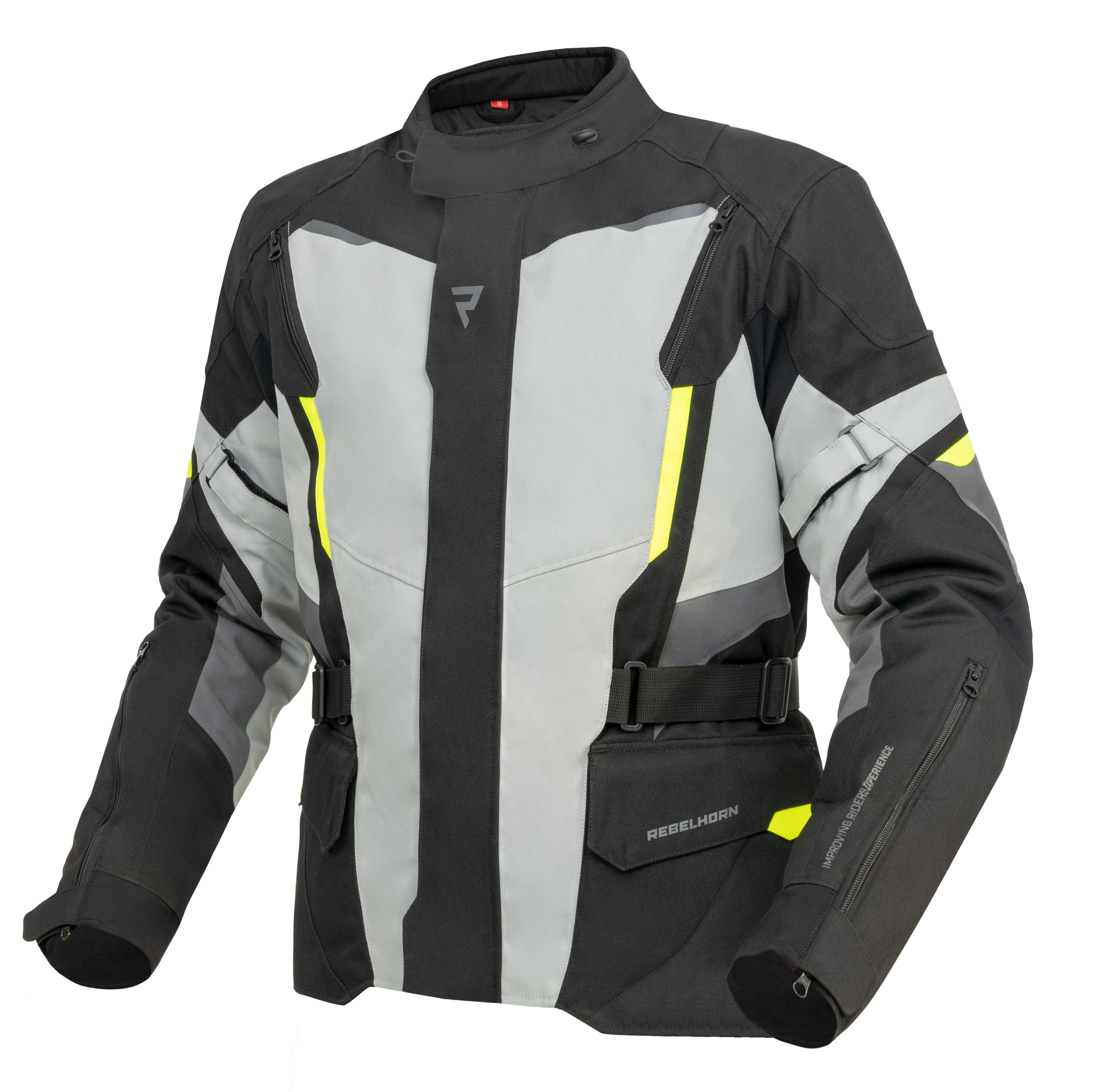 מעיל רב עונתי רבל הורן אפור / צהוב - REBELHORN SCOUT TEXTILE JACKET