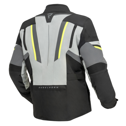 מעיל רב עונתי רבל הורן אפור / צהוב - REBELHORN SCOUT TEXTILE JACKET