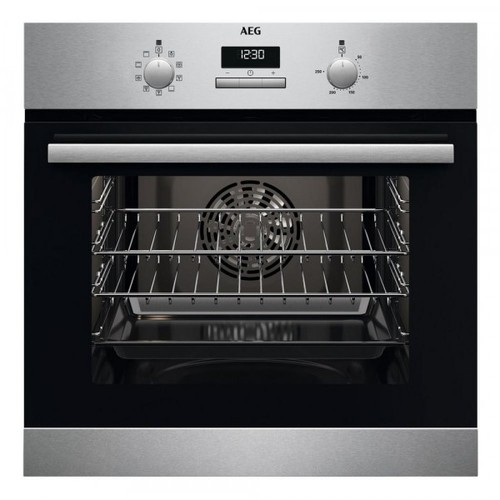 תנור בנוי נירוסטה  AEG BCX23100 כולל מצב שבת