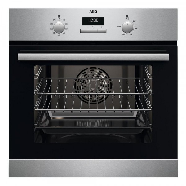 תנור בנוי נירוסטה  AEG BCX23100 כולל מצב שבת