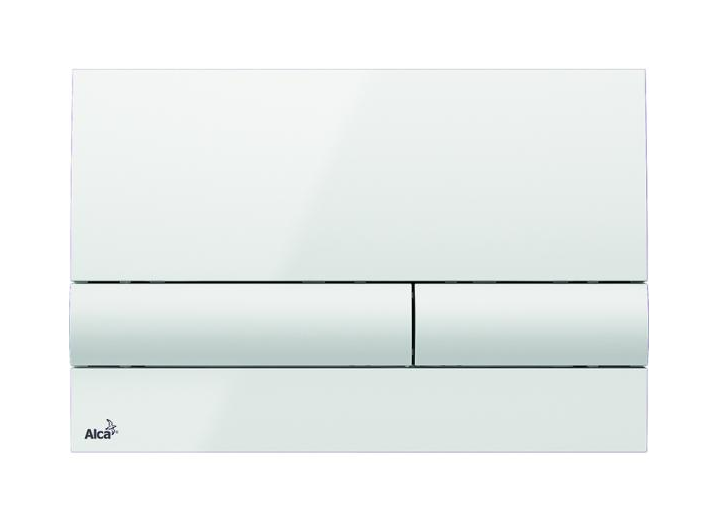 לחצן למיכל סמוי ALCA דגם 710 לבן מבריק מק"ט 50300071