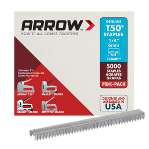 סיכות לאקדח דגם T50/55 מידה 1/4 כמות 5000 יח' ARROW