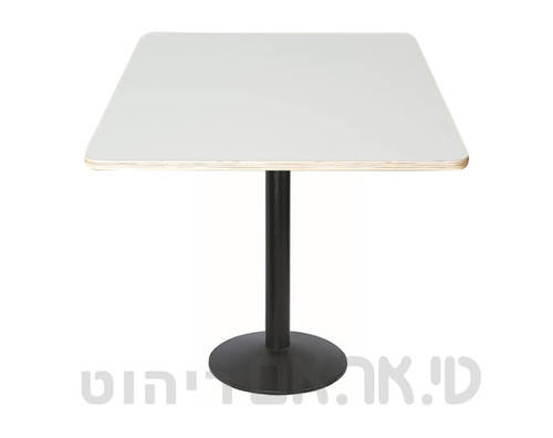 שולחן פיצה פלטה עגולה קנט חשוף