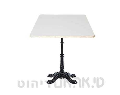 שולחן סגנון עתיק פלטה מרובעת קנט חשוף
