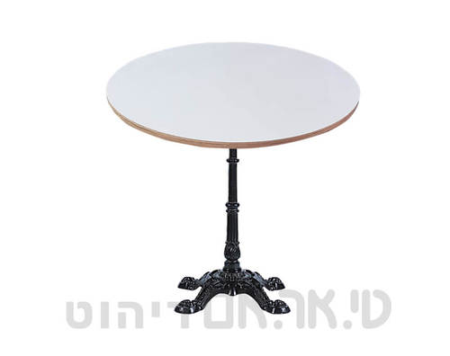 שולחן סגנון עתיק פלטה עגולה קנט חשוף