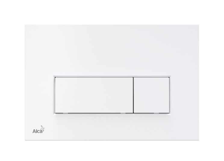 לחצן למיכל סמוי ALCA דגם 570 דק לבן מק"ט 50300051
