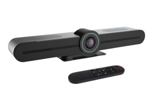 מצלמה  ממונעת עוקבת לחדר ישיבות לפגישות זום  Video Bar Conference 4K All In One שתי יציאות HDMI מיקרופון ורמקול מובנה דגם VC80004K ZOOM