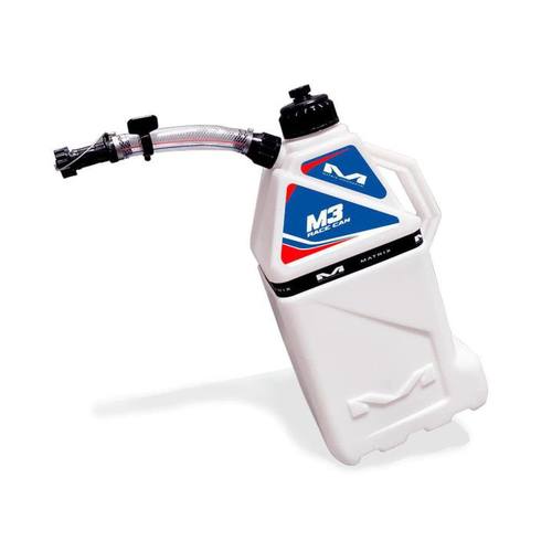 מיכל דלק 15L מילוי מהיר מטריקס לבן / כחול  - MATRIX M3 4 GALLON UTILITY CAN