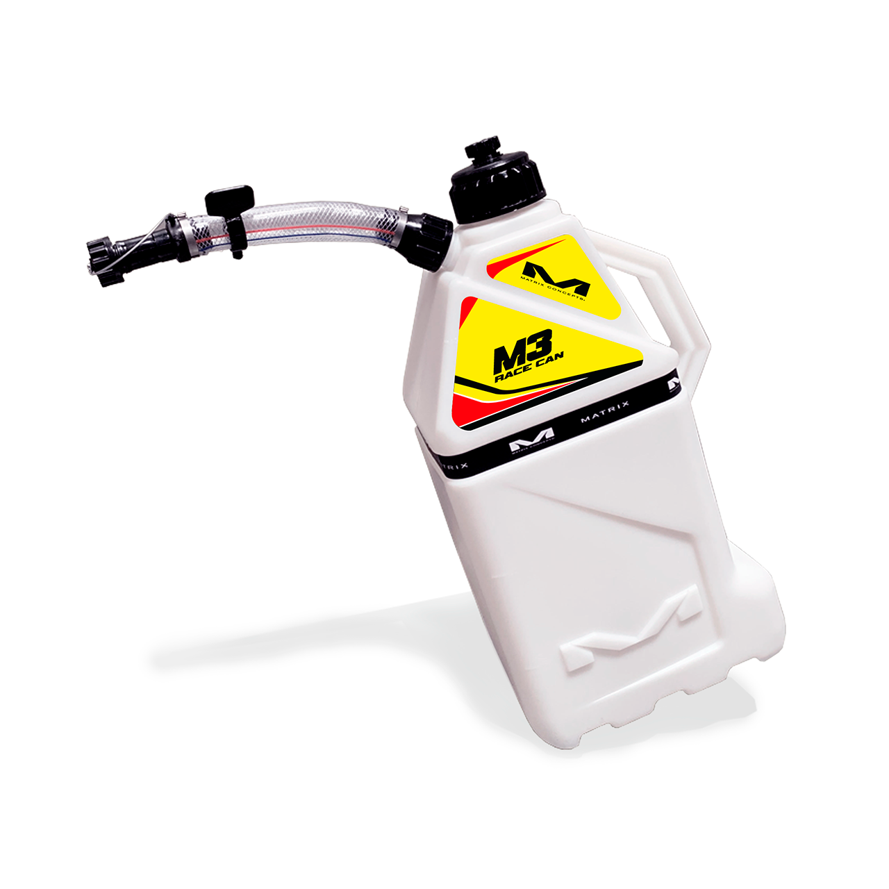 מיכל דלק 15L מילוי מהיר מטריקס לבן / צהוב  - MATRIX M3 4 GALLON UTILITY CAN
