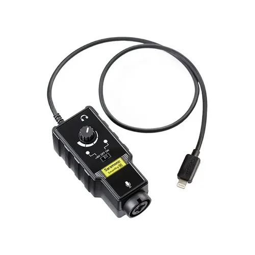 מתאם מיקרופון מקצועי לאייפון דגם Saramonic SmartRig Di