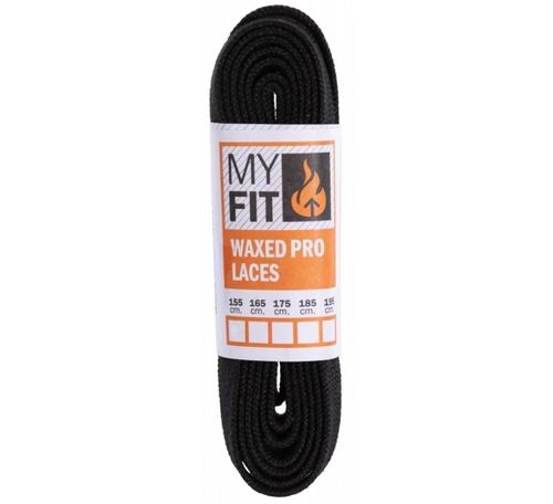 POWERSLIDE MYFIT Waxed Laces Pro Black