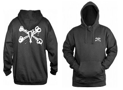 Bones Wheels Back It Hoodie Black