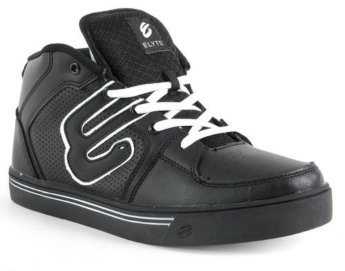 נעלי סקייטבורד Elyts Mid-top Nubuck Black