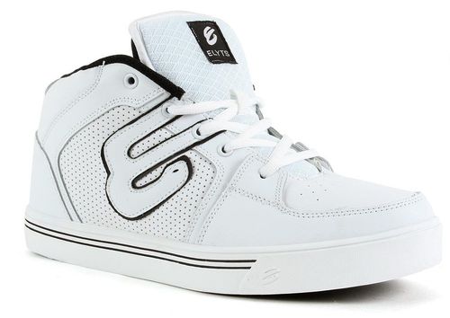 נעלי סקייטבורד Elyts Mid-top Action White