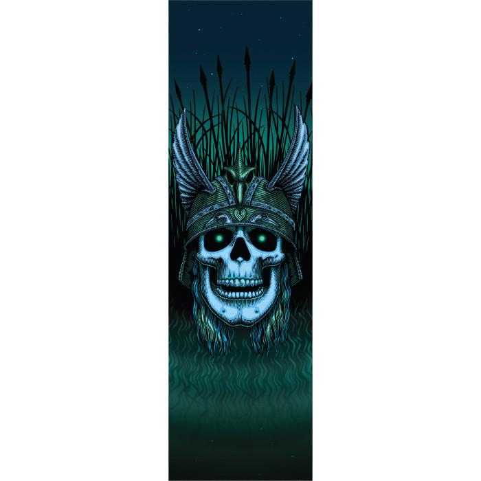 Powell Peralta Anderson Green Skull Grip Tape Sheet 9 x 33