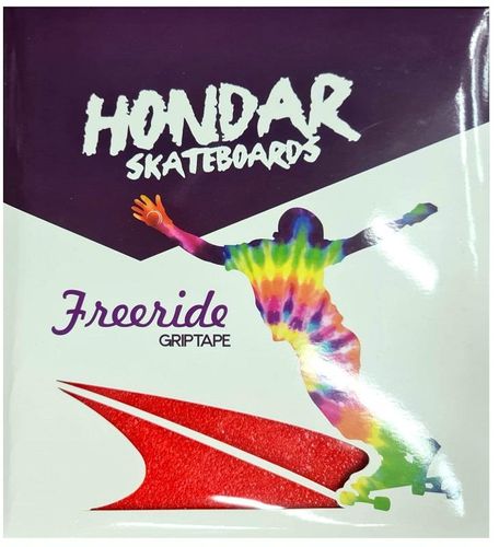 HONDAR FREERIDE GRIPTAPE RED 10''X11'' 4 SHEETS