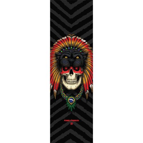 Powell Peralta Hoefler Skull Grip Tape Sheet 9 x 33