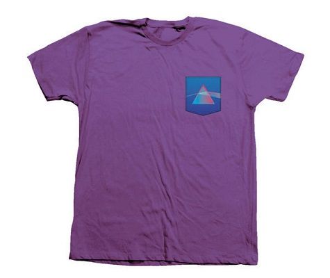 חולצה Habitat X Pink Floyd Indigo Dark Side of The Moon Pocket Purple-S