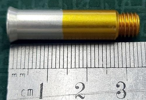 Mogema Axle anodized