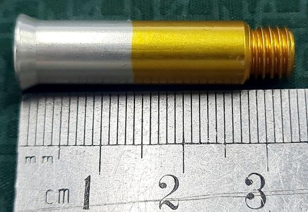 Mogema Axle anodized
