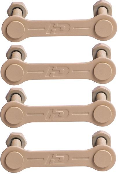 HONDAR Studded Hardware mounting Plates 1.25