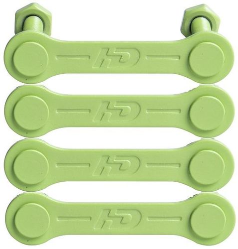 HONDAR Studded Hardware mounting Plates 1.25'' GREEN
