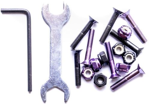 HONDAR ALLEN HARDWARE with TOOLS SET 1'' PURPLE