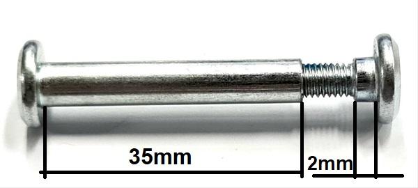 INLINE AXELS 6mm MALE/FEMALE 8pcs SET-35