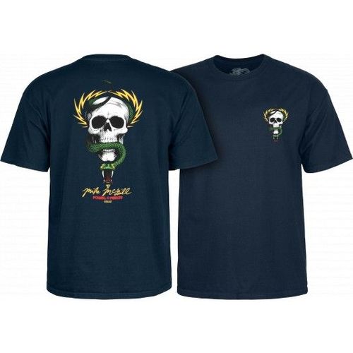 Powell Peralta Mike McGill Skull & Snake T-shirt - Navy-S