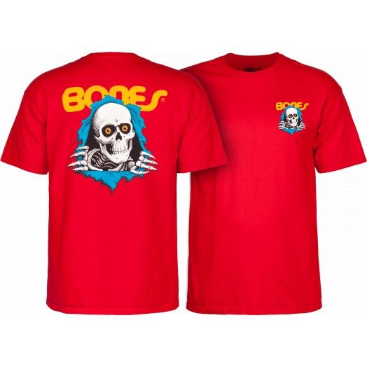 Powell Peralta Ripper T-shirt - Red-S