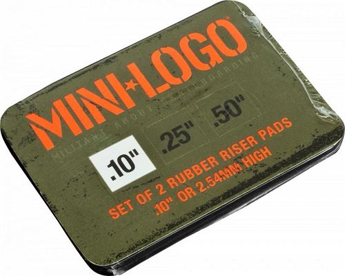 Mini Logo 0.10'' Rubber Riser 2 pack